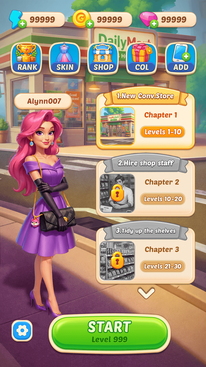 Spot the Difference main screen